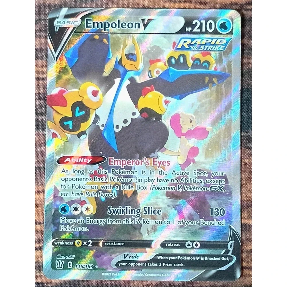 Empoleon V 146/163 Alt Art Battle Styles Full Art Ultra Rare Pokemon Card TCG